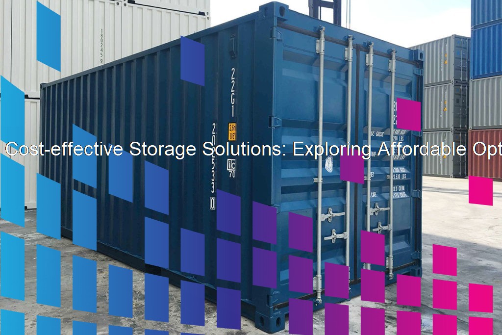 Costeffective Storage Solutions Exploring Affordable Options For
